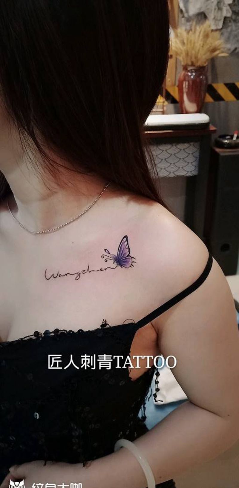 匠人刺青纹身图片_肩部纹身图案