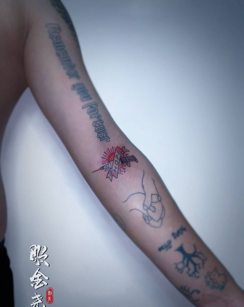 小图拼接花臂纹身图片_手臂纹身图案