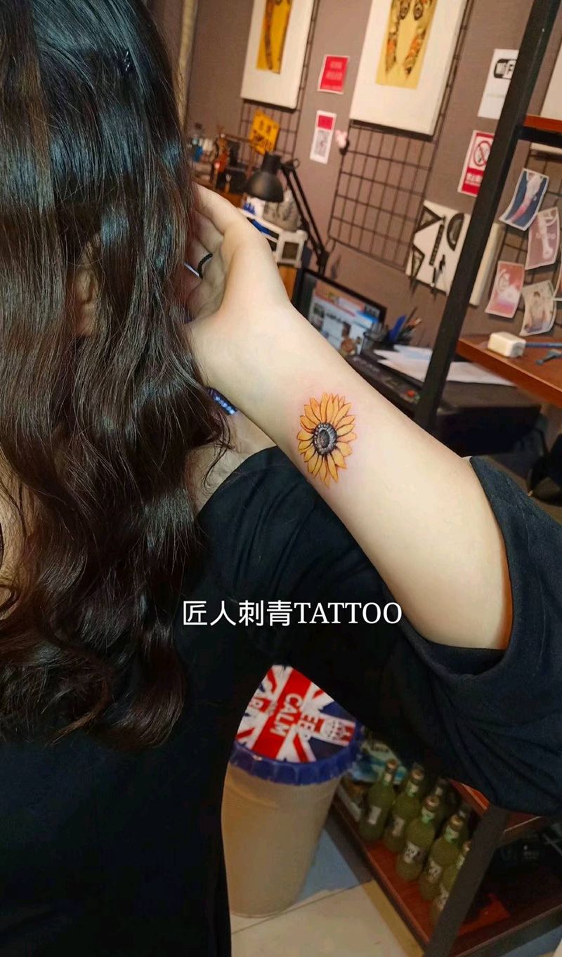 匠人刺青纹身图片_手臂纹身图案