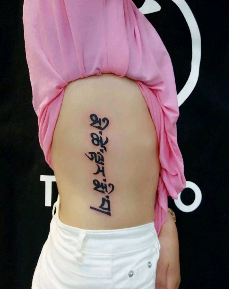 匠人刺青纹身图片_腰部纹身图案