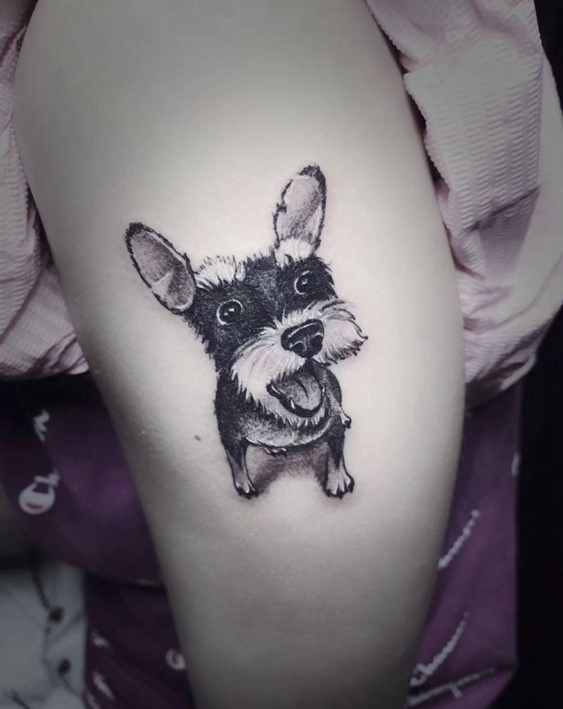 小狗狗纹身图片