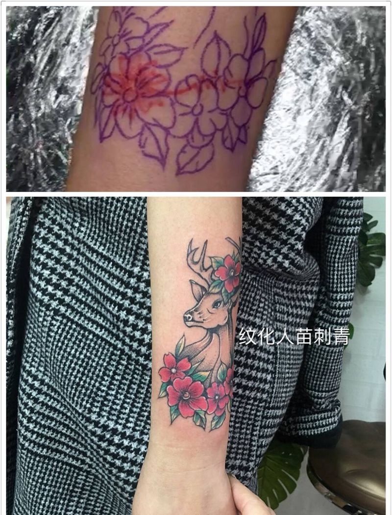 遮盖作品纹身图片