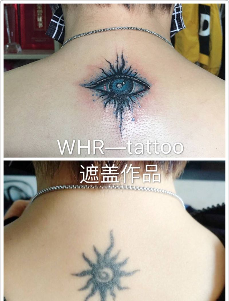 遮盖纹身图片