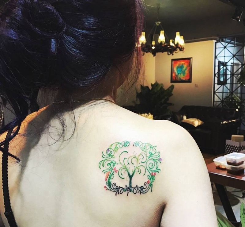 生命力纹身图片