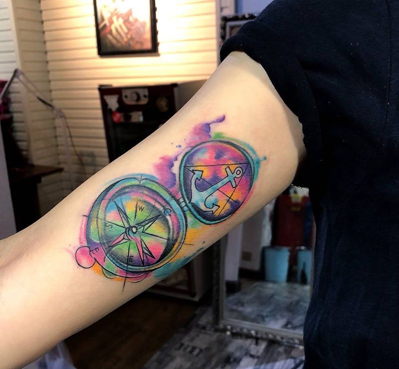 修改前后纹身图片