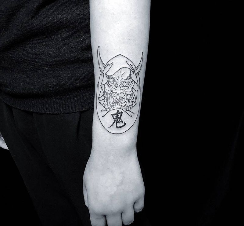 般若纹身图片_手臂纹身图案