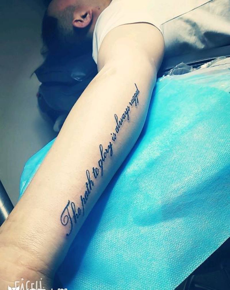 英文小字母纹身图片