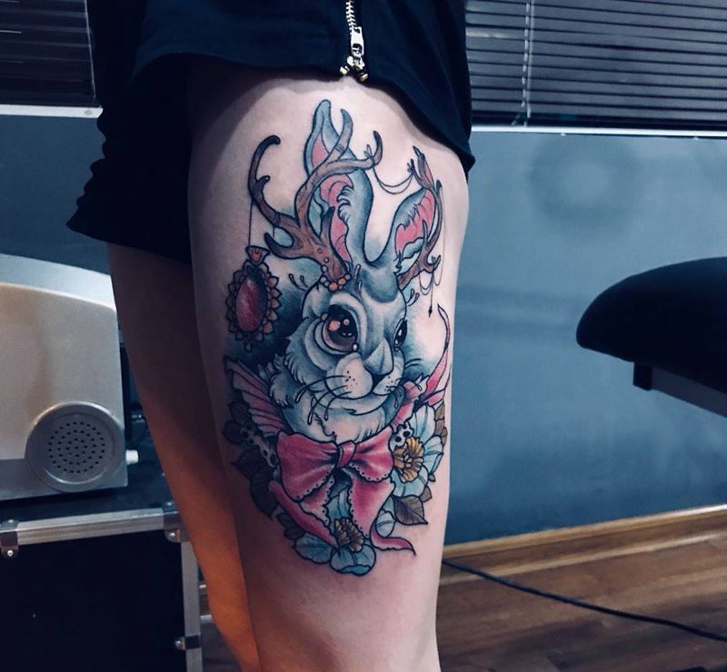 神雕作品纹身图片