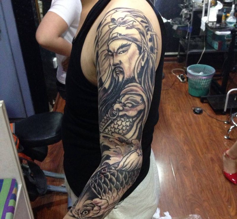 遮盖伤疤纹身图片