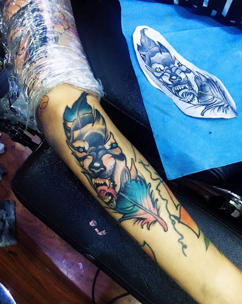 cin c sho o l纹身图片