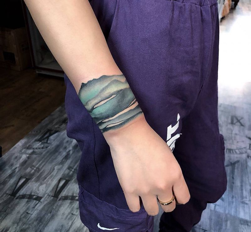 手环纹身图片