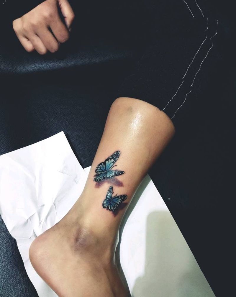 蝴蝶纹身图片