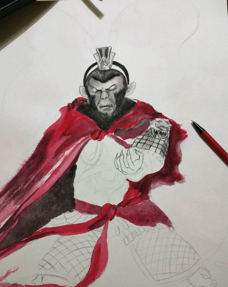 齐天大圣纹身图片