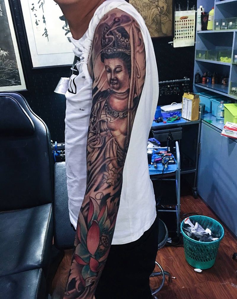 未完成纹身图片