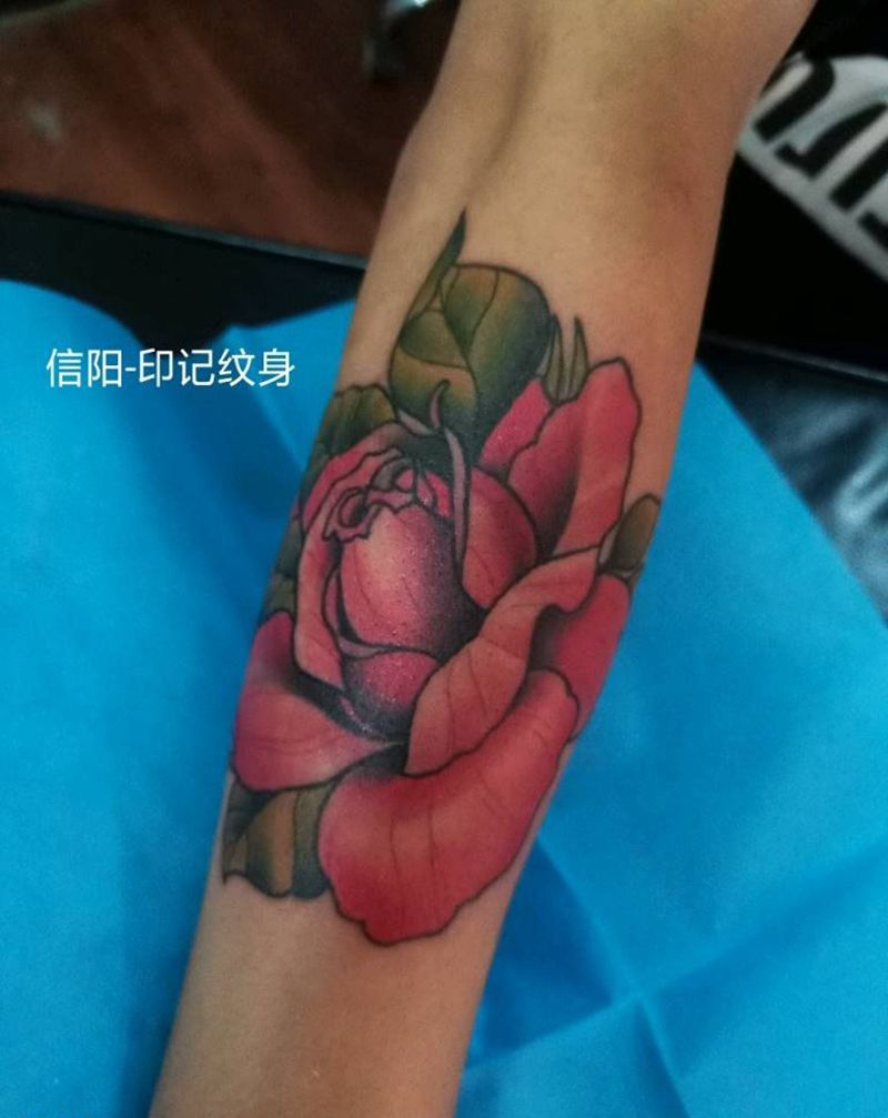 花纹身图片_New School纹身图案