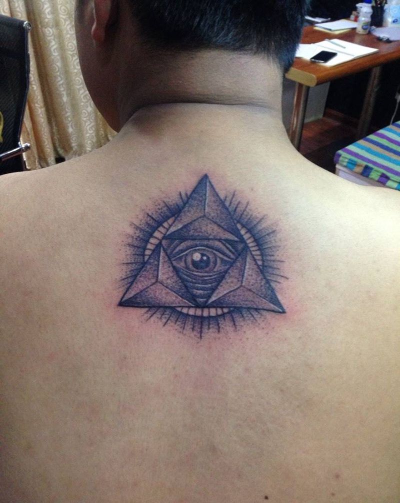 上帝之眼纹身图片