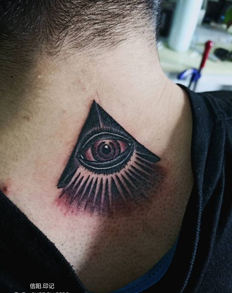 上帝之眼纹身图片
