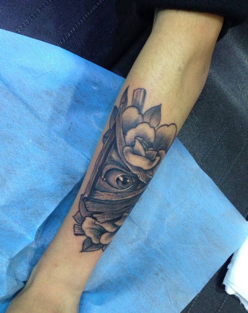 上帝之眼纹身图片