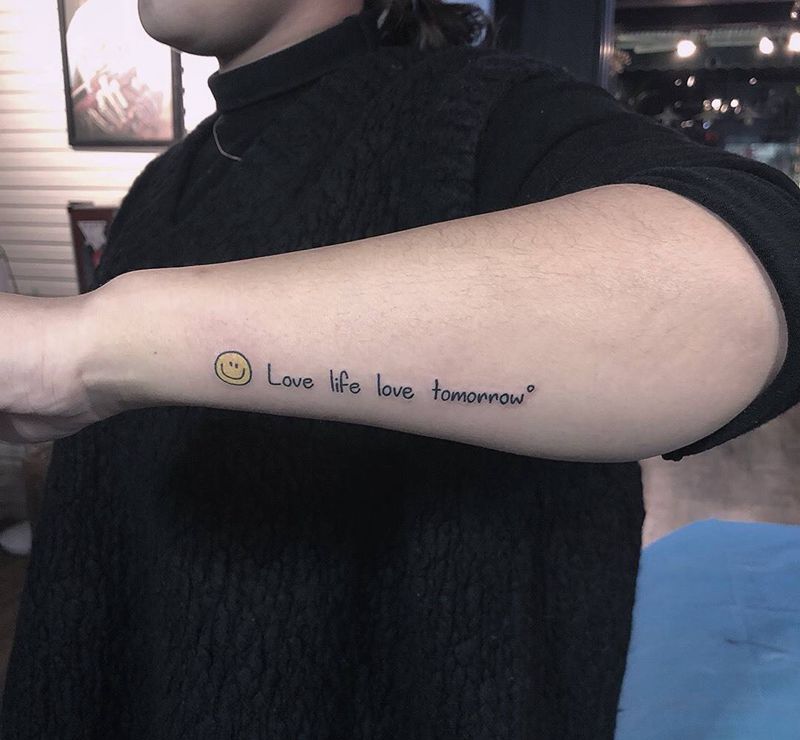 love life love tomorrow纹身图片