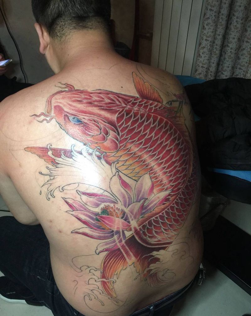 锦鲤纹身图片