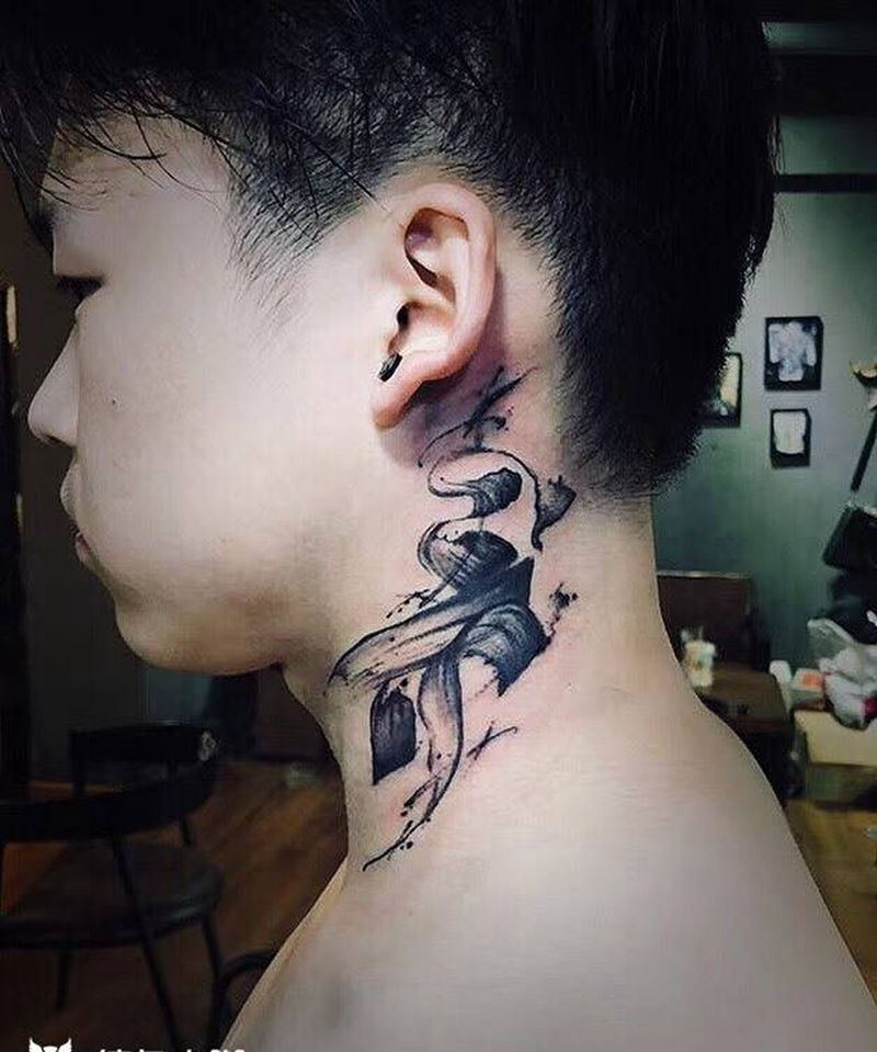 书法纹身图片