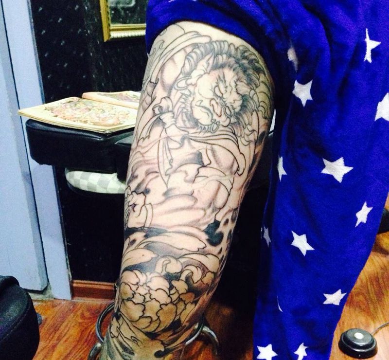 神雕纹身作品纹身图片