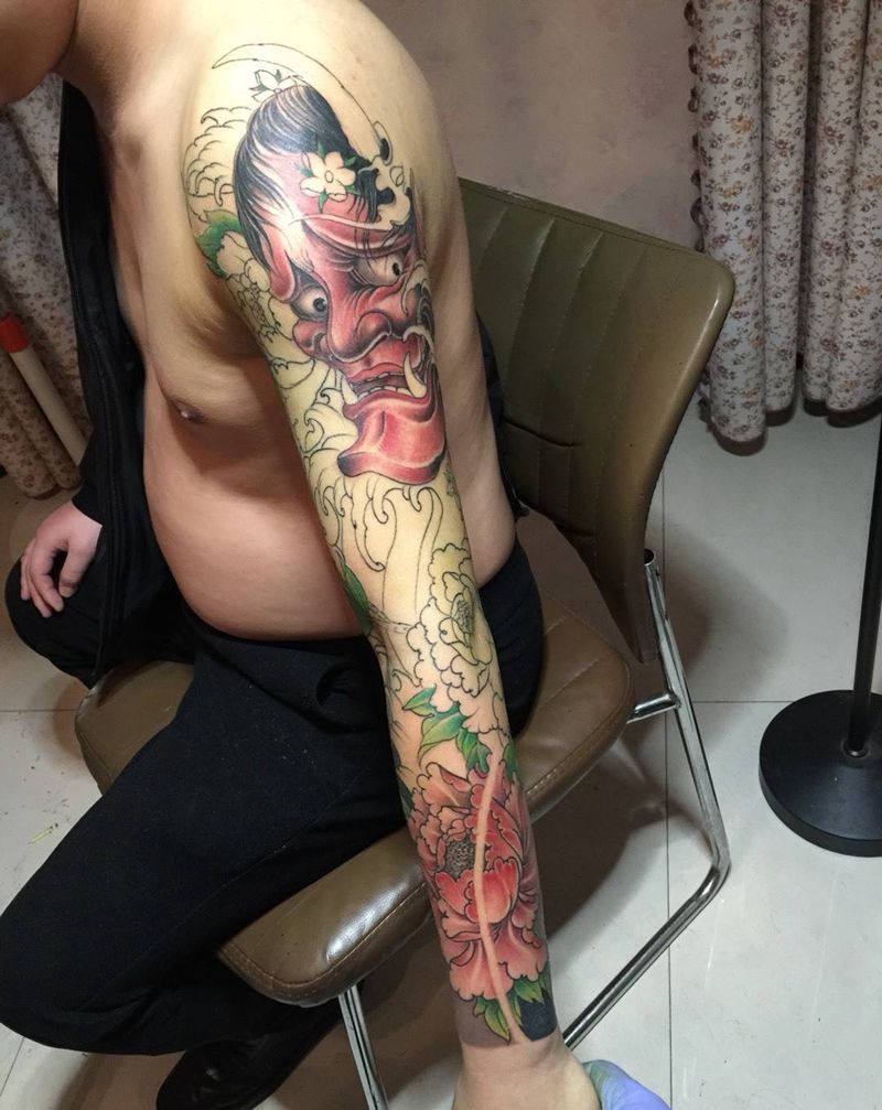 未完成纹身图片