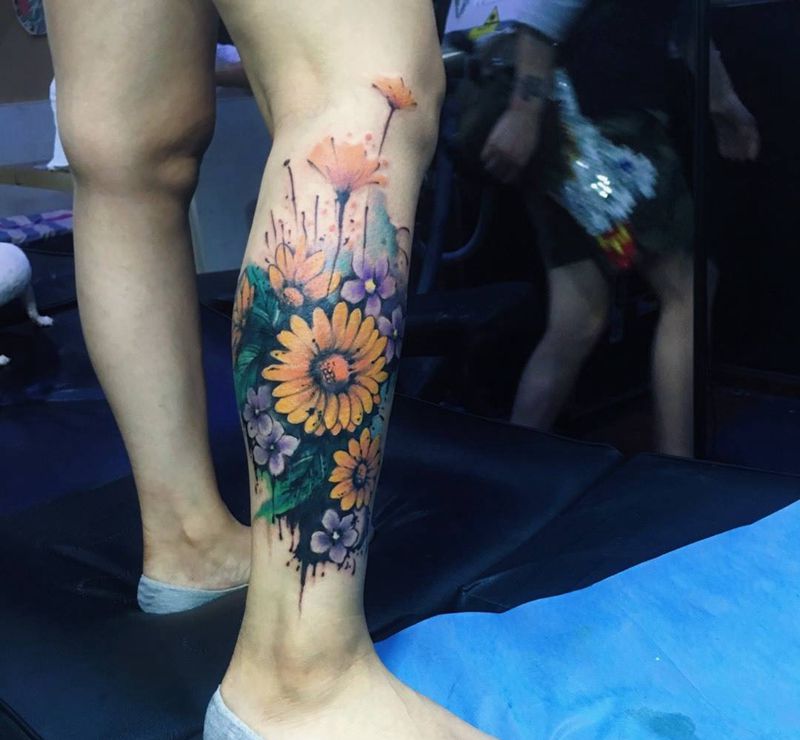 遮盖作品南阳神雕纹身图片