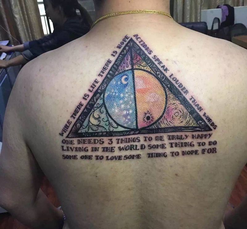 日月星宿纹身图片