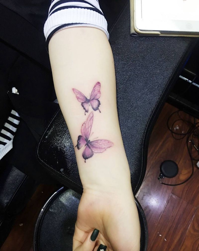 蝴蝶纹身图片