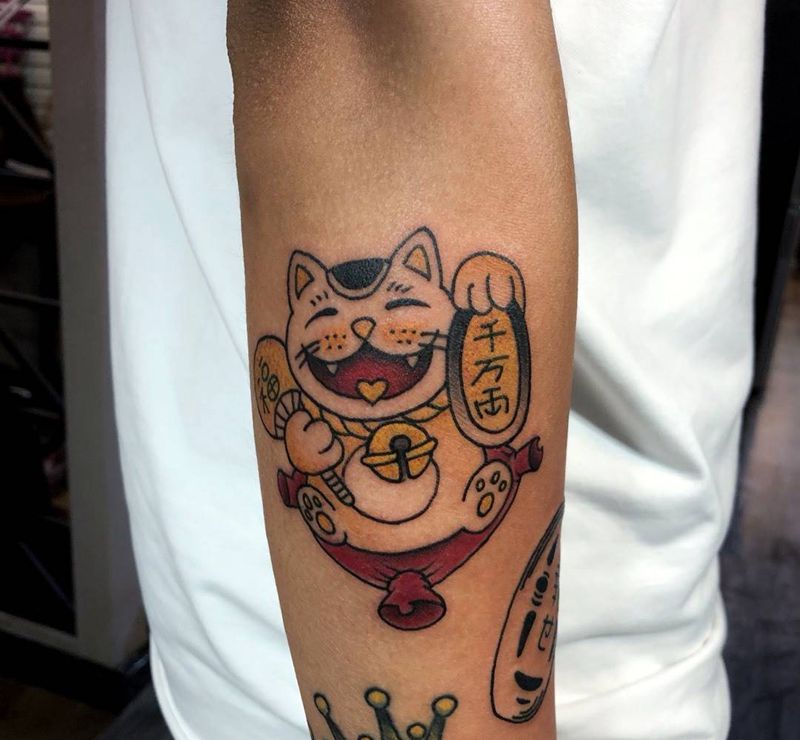 小花臂拼接纹身图片