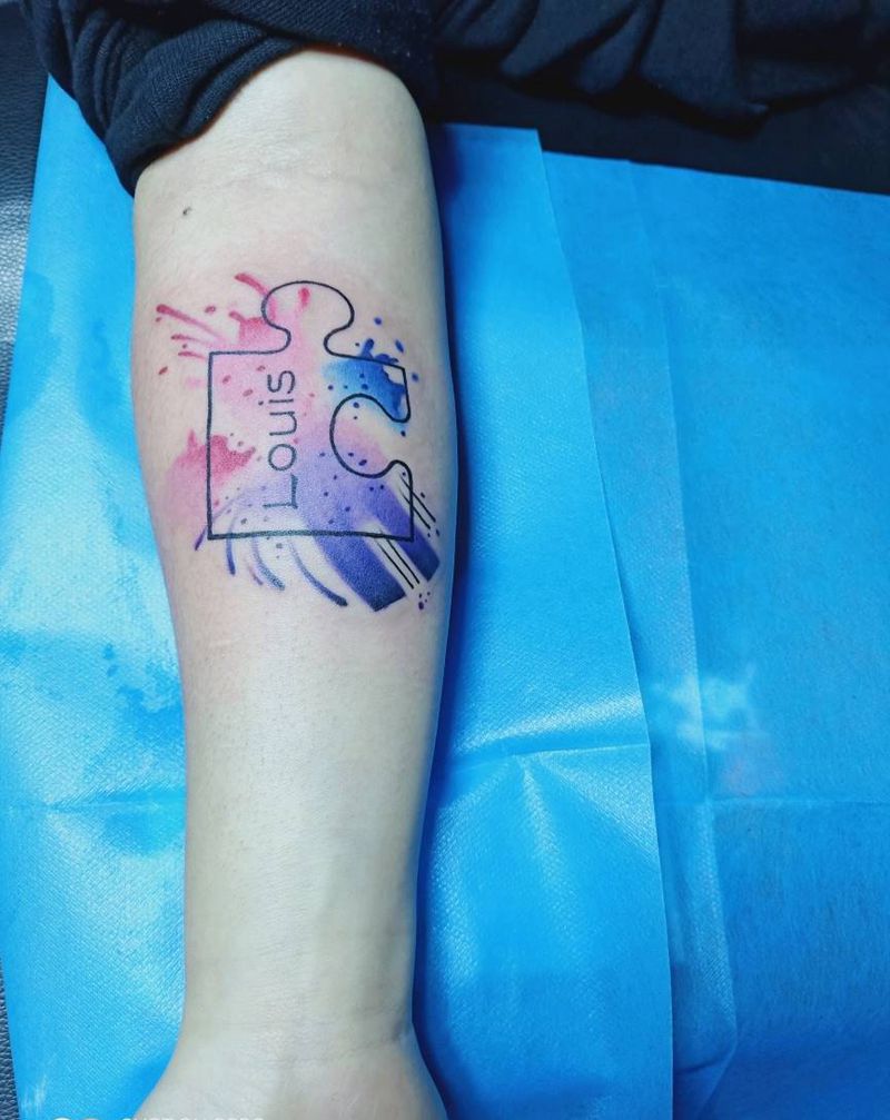 水彩小清新纹身图片