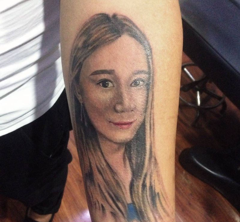 想象，背景后续纹身图片