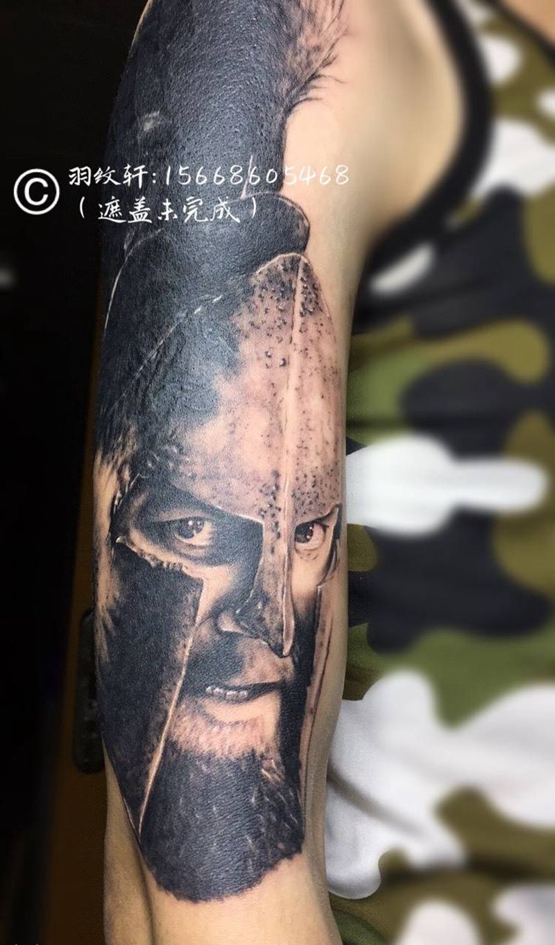 遮盖盖中盖纹身图片