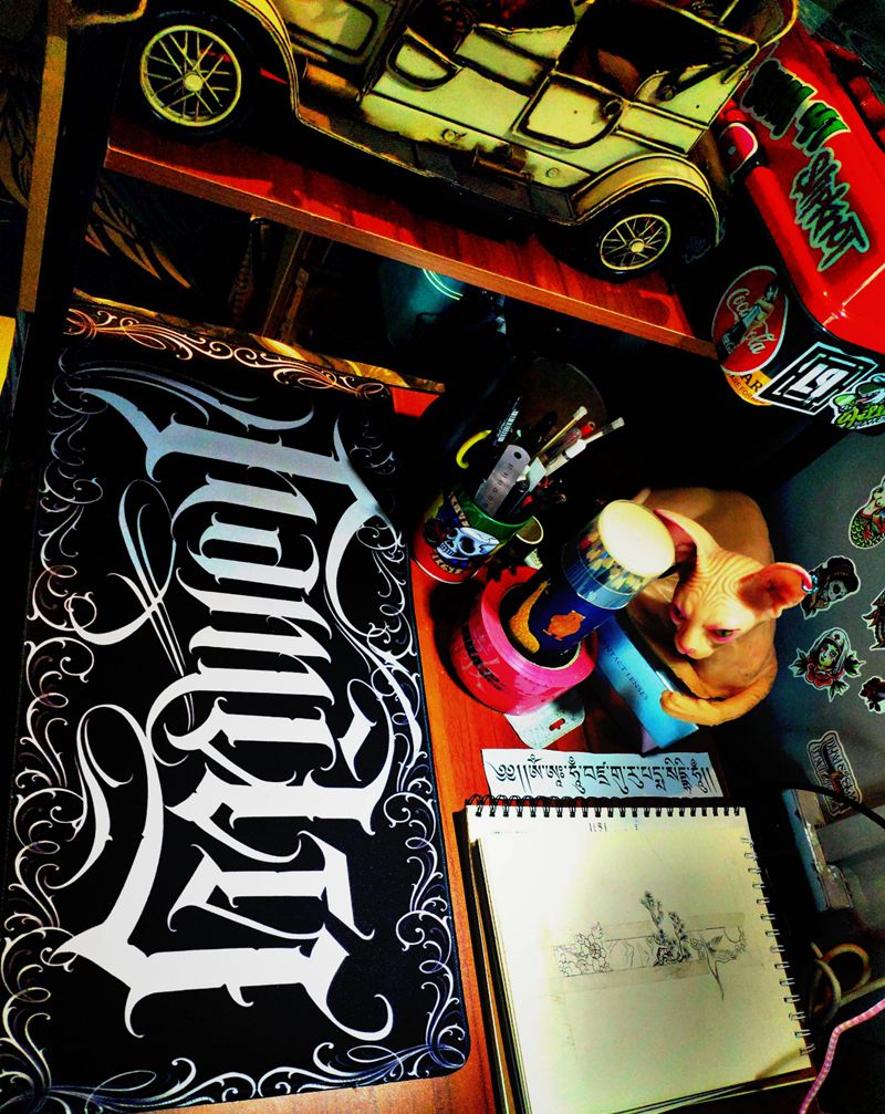 #木兰  TATTOO#纹身图片_店纹身图案