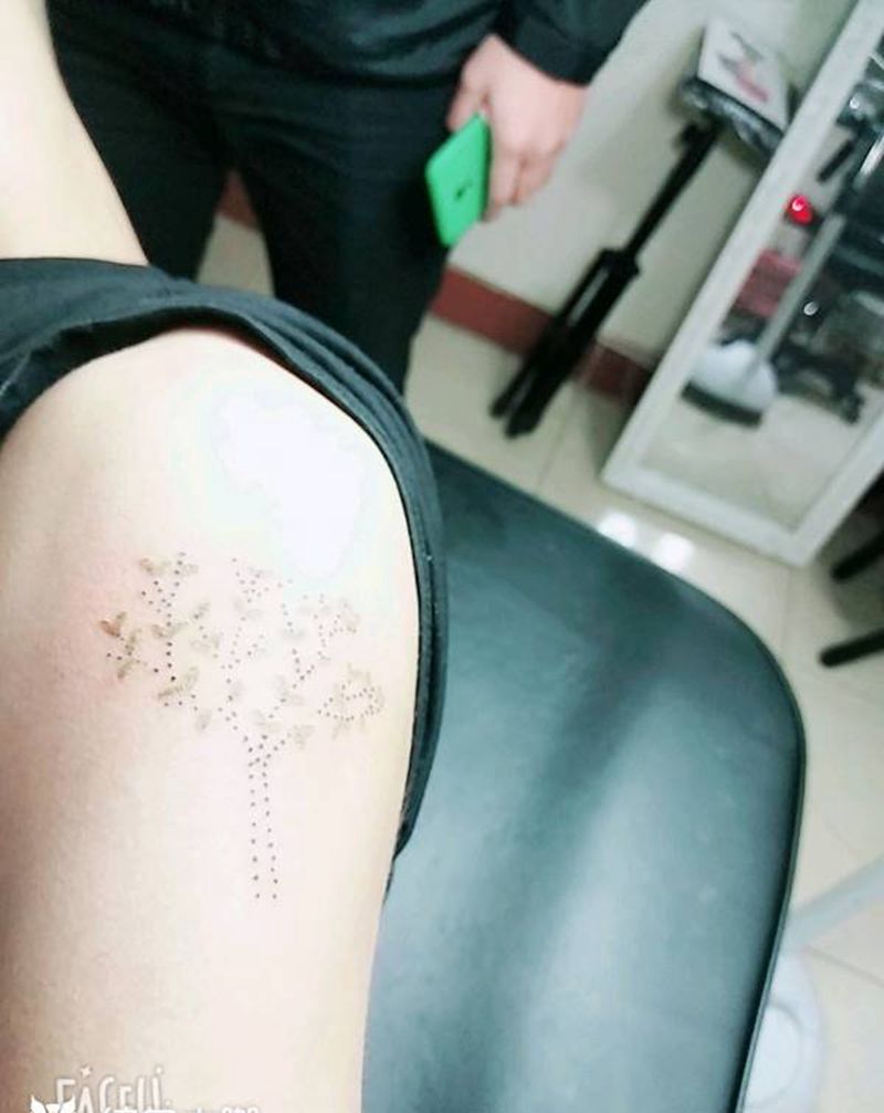 不一样的生命树纹身图片