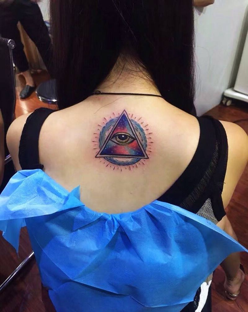 上帝之眼纹身图片