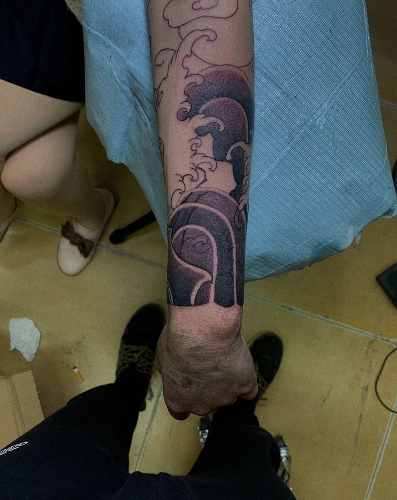 小臂纹身图片_老传统纹身图案