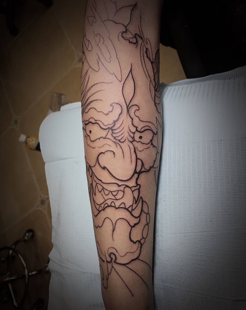 般若纹身图片_新传统纹身图案