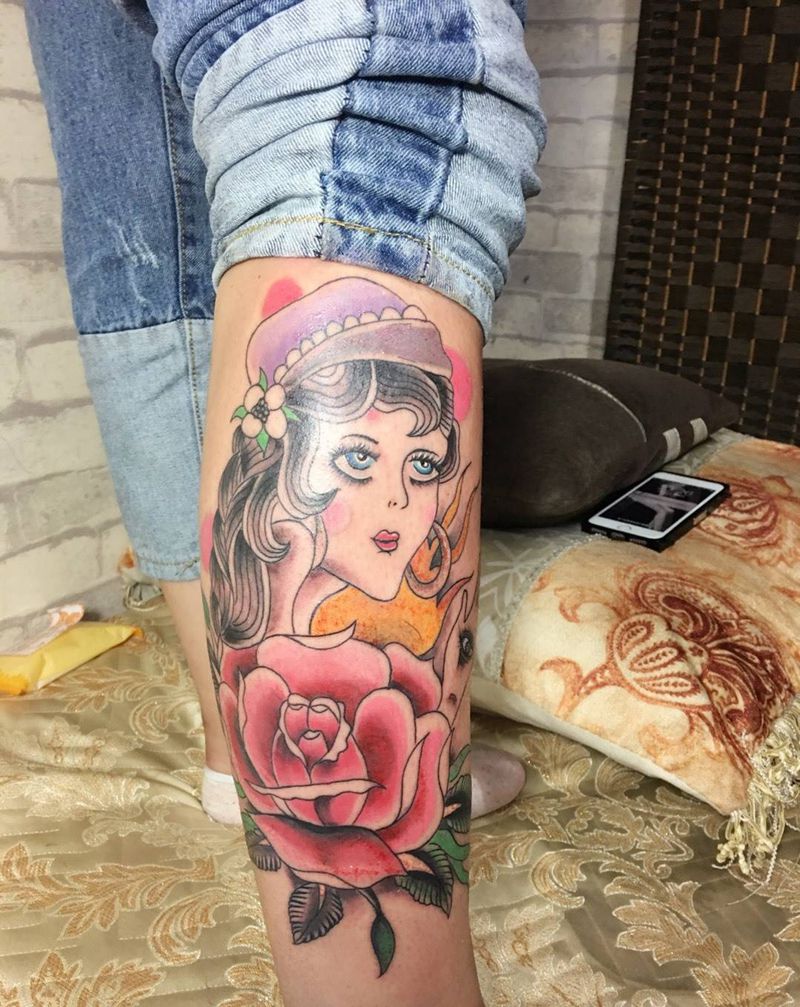 欧美风纹身图片