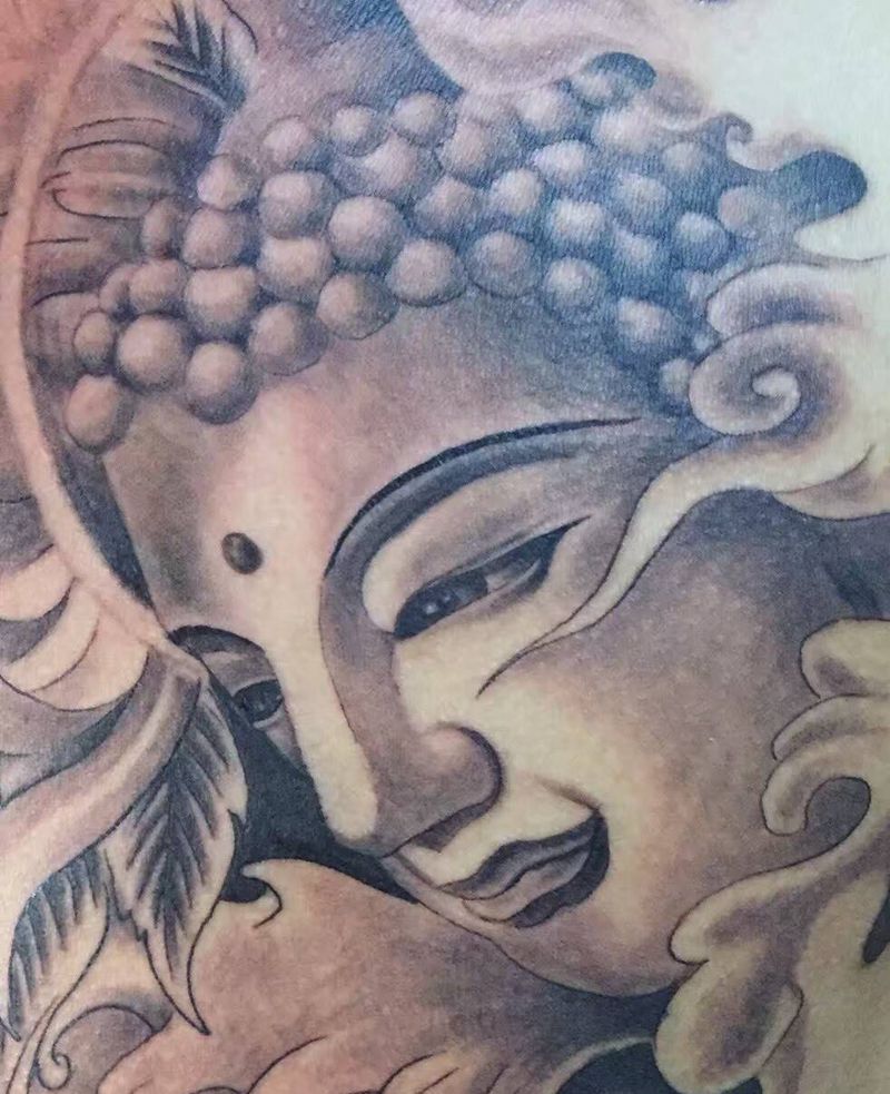 部分黑灰作品纹身图片