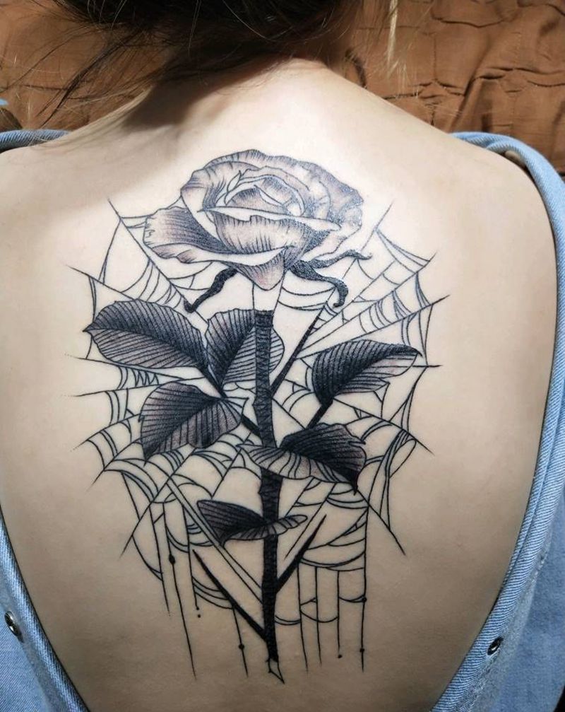 玫瑰纹身图片