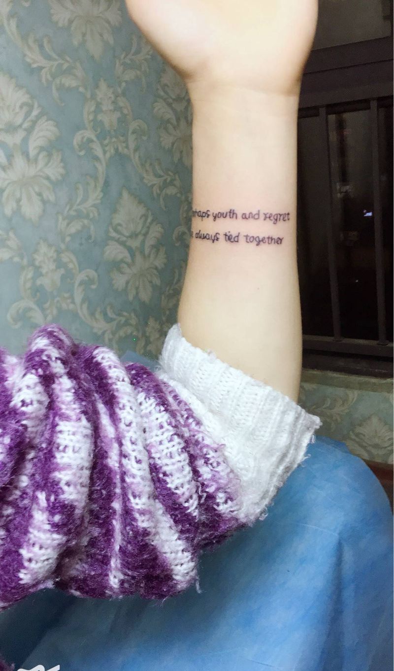 字母纹身图片_手臂纹身图案