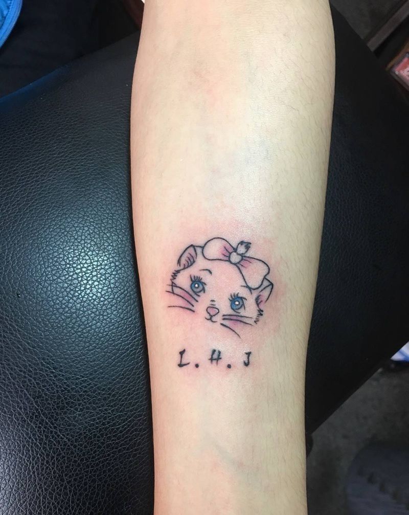 小猫咪纹身图片