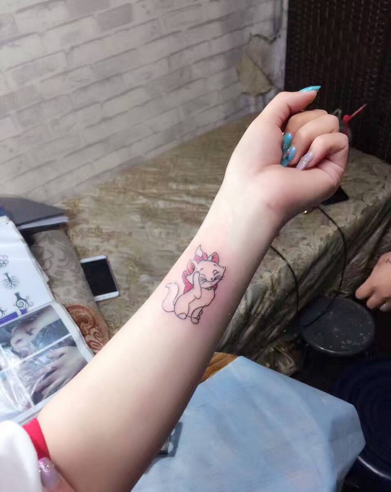 猫咪纹身图片