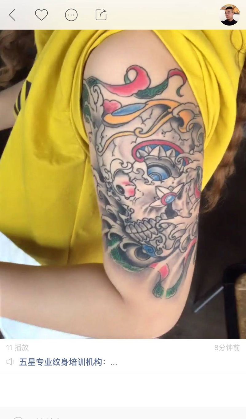 嘎巴拉纹身图片