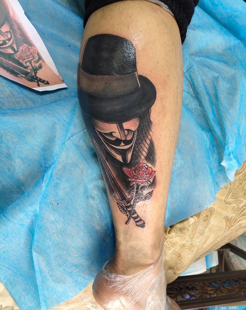 仇杀队纹身图片