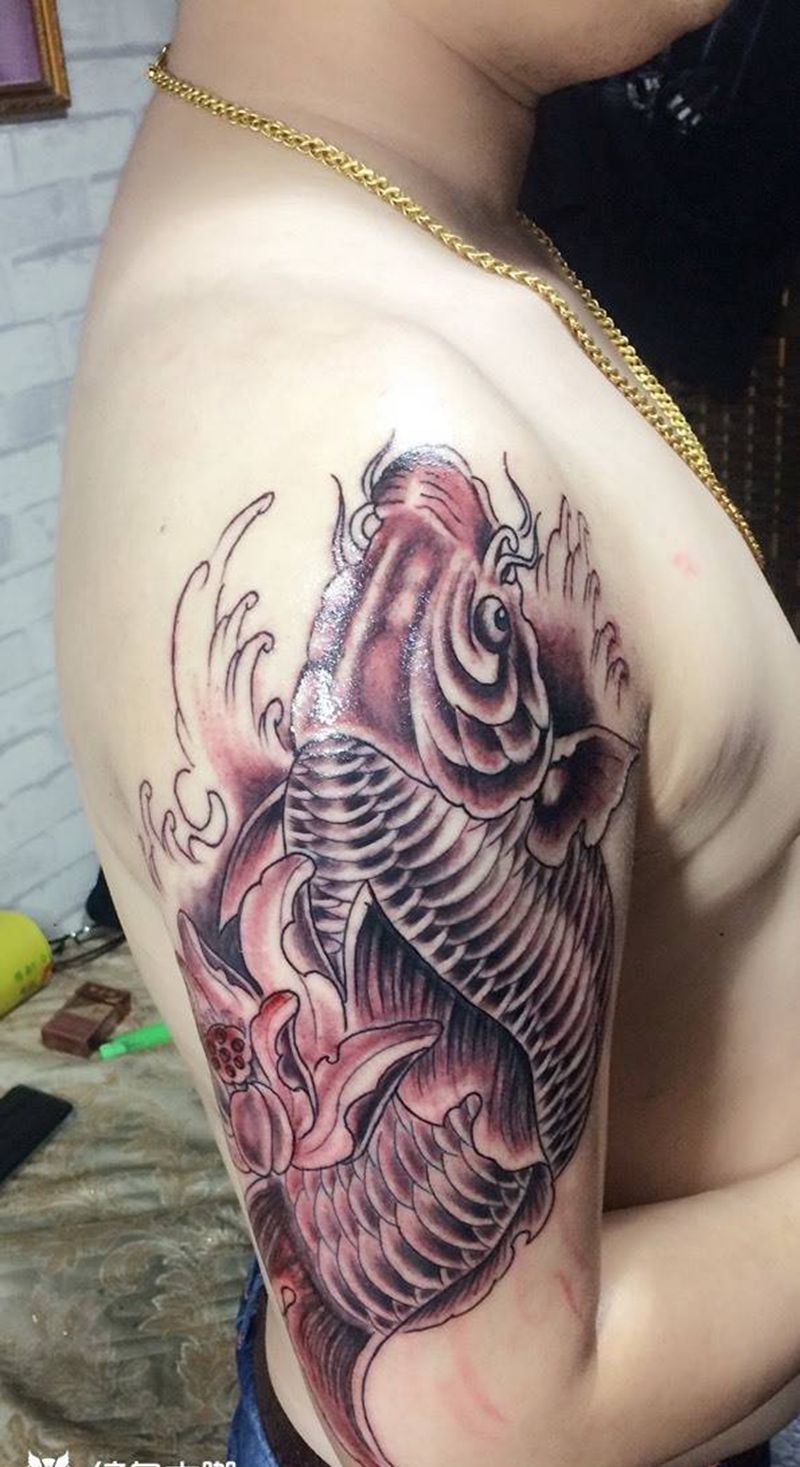 锦鲤纹身图片