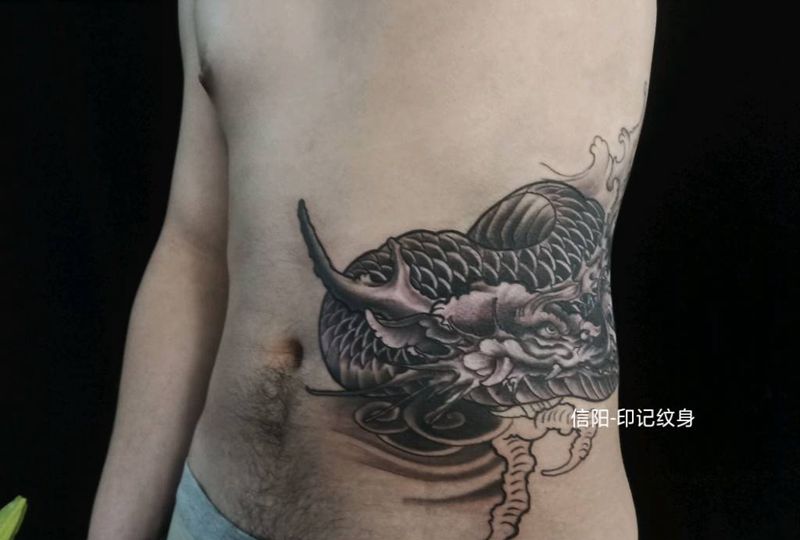 龙纹身图片_新传统纹身图案