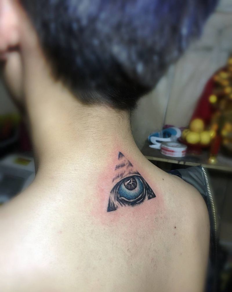 上帝之眼纹身图片